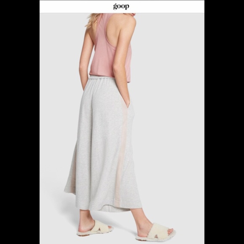 G. LABEL GOOP WIDE LEG RIBBON TRIM PANTS